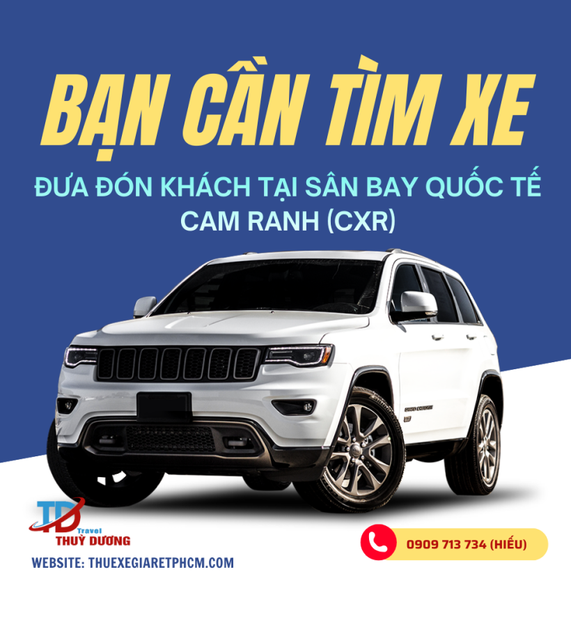DỊCH VỤ ĐƯA ĐÓN SÂN BAY QUỐC TẾ CAM RANH (CXR) 