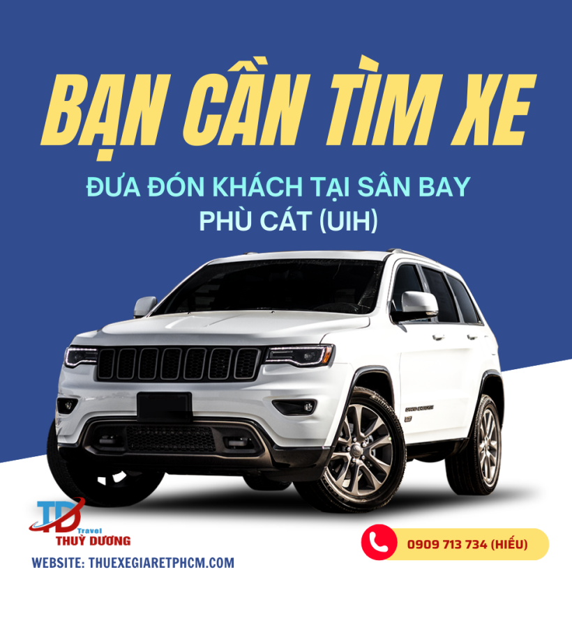 DỊCH VỤ ĐƯA ĐÓN SÂN BAY PHÙ CÁT (UIH) - BÌNH ĐỊNH